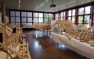 Modellwettbewerb 2019 GBZ Weinfelden: Gesamtansicht Exponate l Krattiger Holzbau AG Amriswil