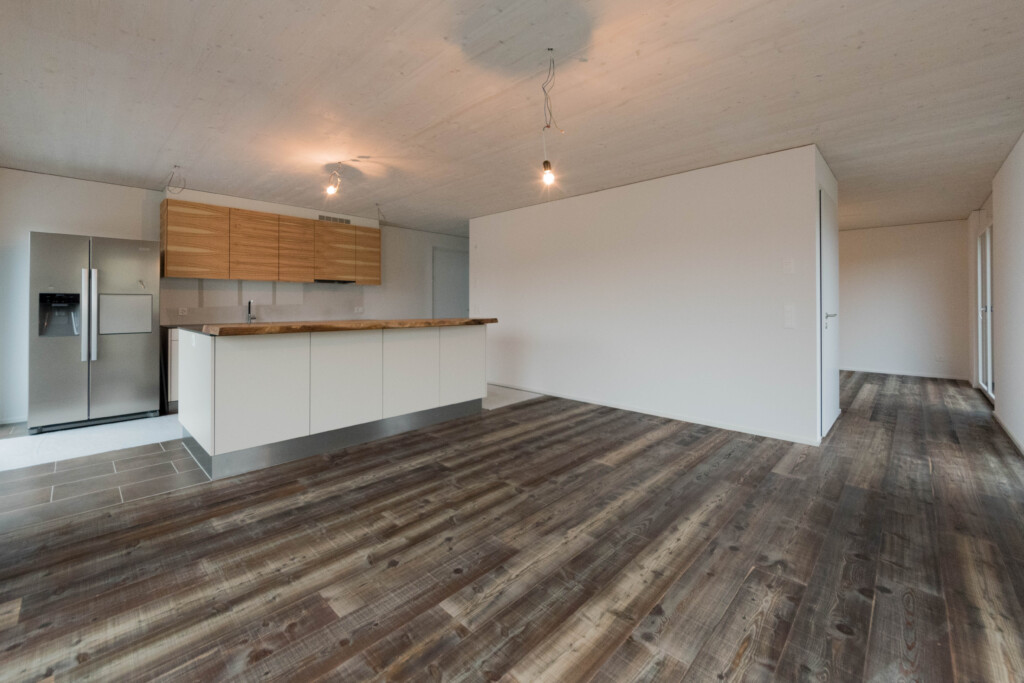 Ausbauten: fertig installierte Küche | Krattiger Holzbau AG Amriswil