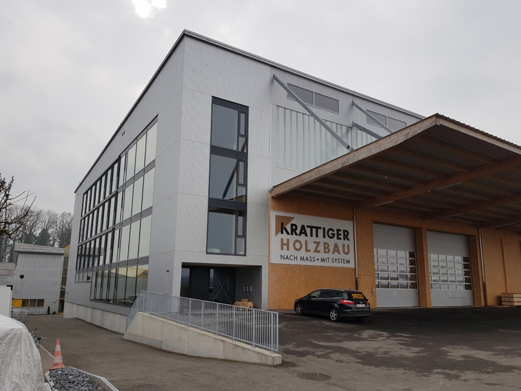 Produktionshalle Schwarzland | Krattiger Holzbau AG Amriswil