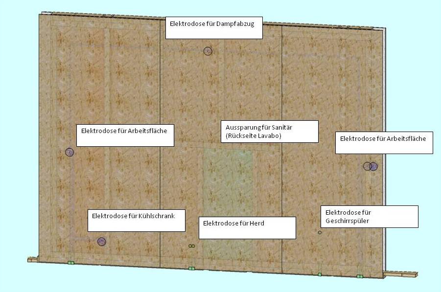 Resultat der Planung: 3D-Plan für die Produktion | Krattiger Holzbau AG Amriswil