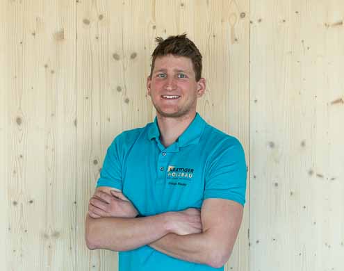 Philippe Riedler Holzbau-Polier bei der Krattiger Holzbau AG Amriswil