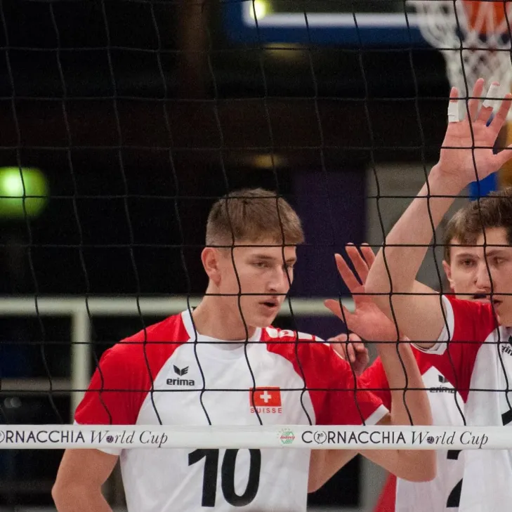 Etienne Schalch von Lindaren Volley Amriswil während eines Spiels