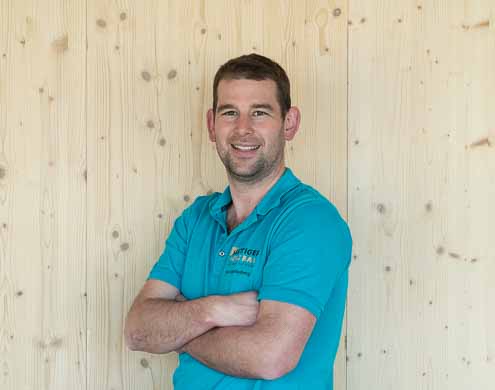 Dirk Schallenberg Techniker HF Holzbau und Projektleiter bei der Krattiger Holzbau AG Amriswil