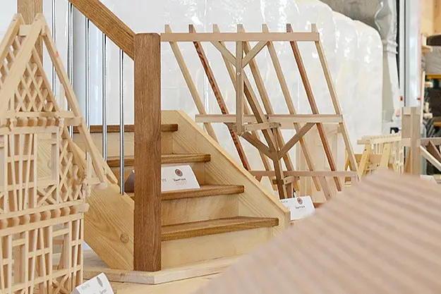 Modelle aus Holz von der Lehrlingen der Krattiger Holzbau AG in Amriswil
