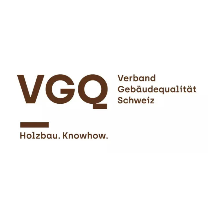 Logo des VGQ Verband Gebäudequalität Schweiz als Partner der Krattiger Holzbau AG Amriswil